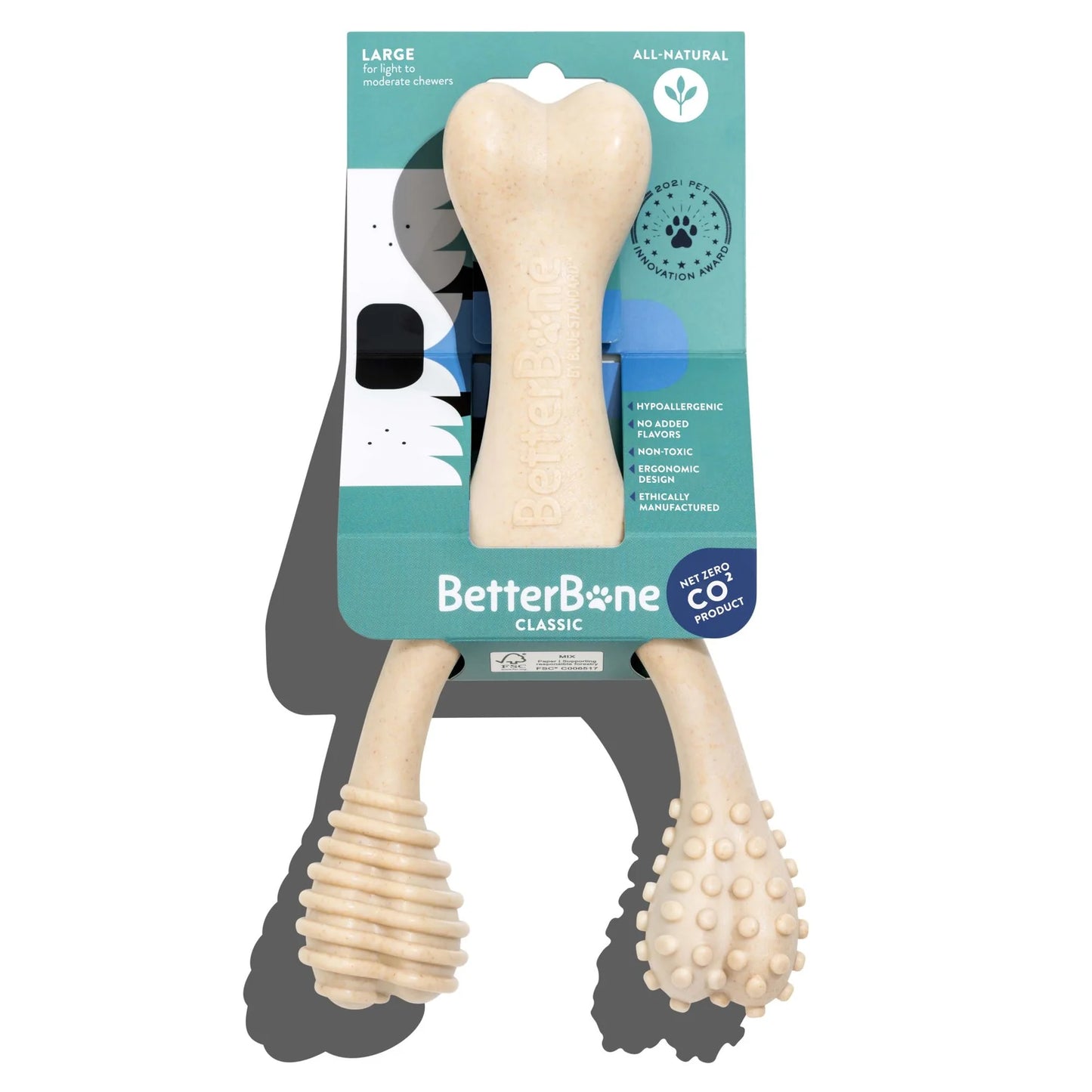 BetterBone CLASSIC: Hueso Masticable HIPOALERGÉNICO para perros MINI