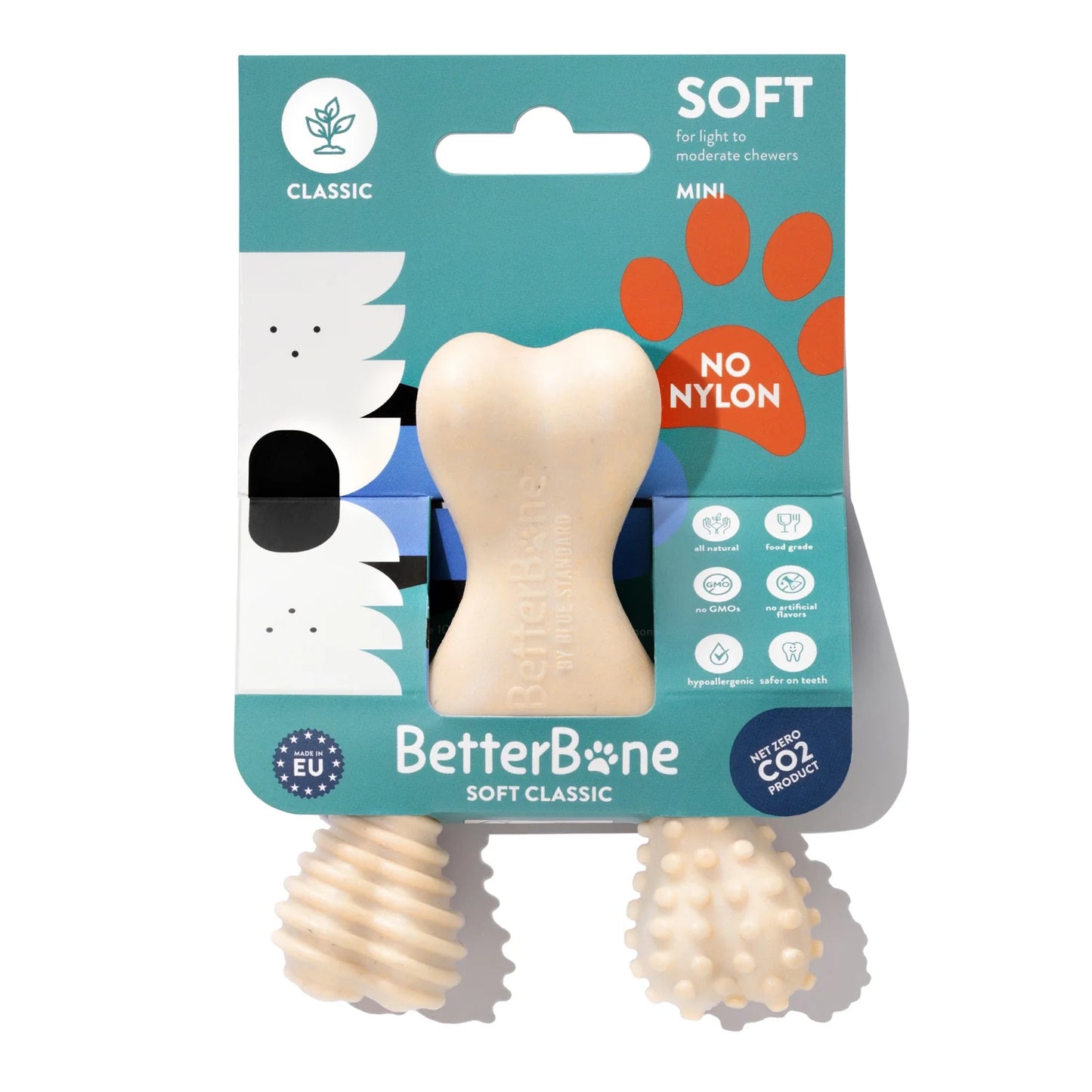 BetterBone CLASSIC: Hueso Masticable HIPOALERGÉNICO para perros MINI